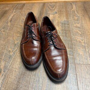 Men's Allen Edmonds Wilbert Split toe Brown Leather Dress Shoes Sz 10 1/2 D